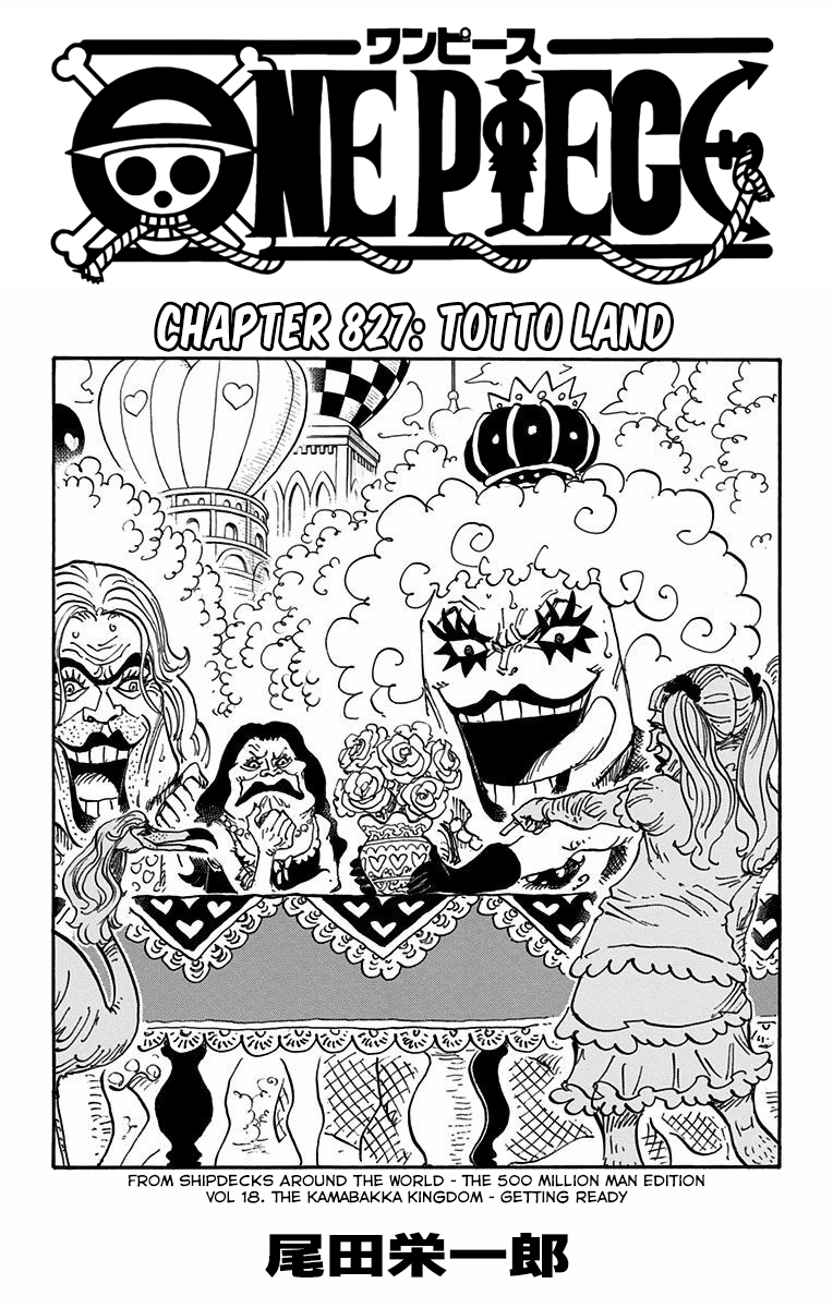One Piece, Chapter 827 image 02